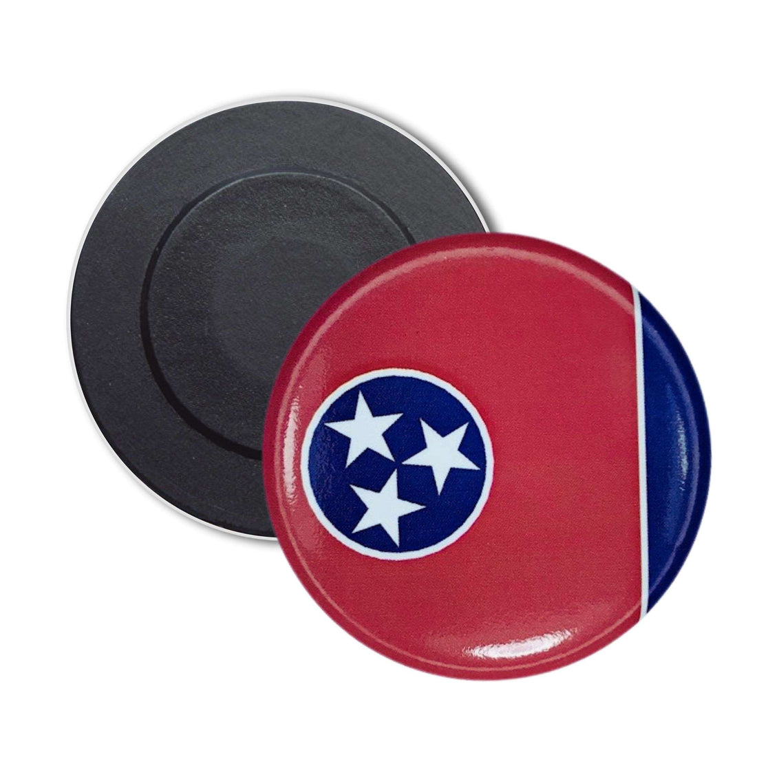 Runder Magnet – Flagge des US-Bundesstaates Tennessee