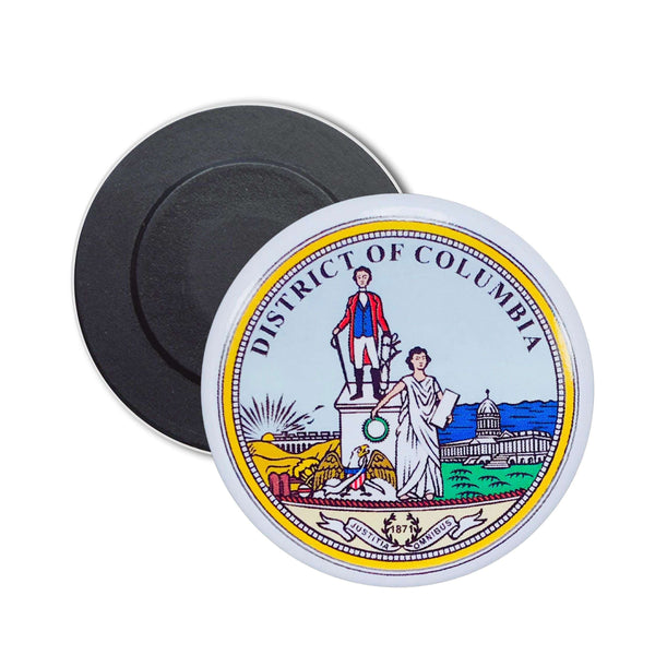 Runder Magnet – Wappen des District of Columbia – USA