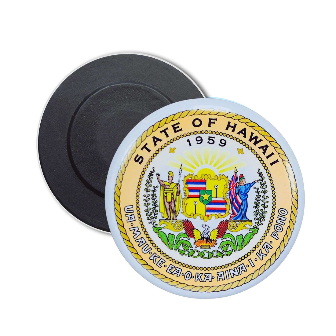 Íman Redondo - Escudo do Estado do Havai - EUA