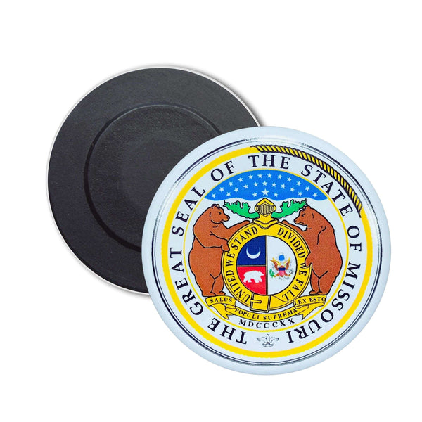 Runder Magnet – Staatssiegel von Missouri – USA