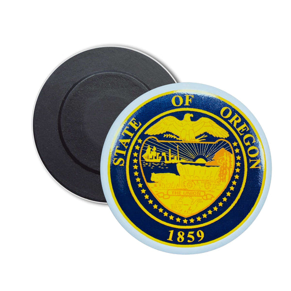 Runder Magnet – Staatswappen von Oregon – USA