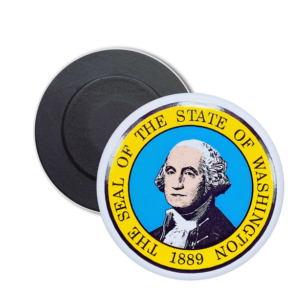 Runder Magnet – Wappen des US-Bundesstaates Washington