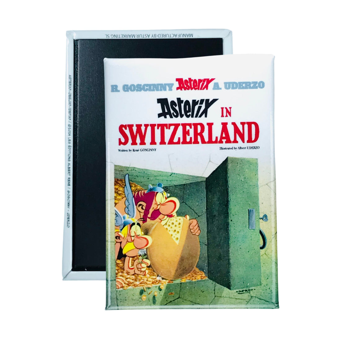 Imã © 16 - Asterix In Switzerland - Capa de Banda Desenhada - Inglês - A#96