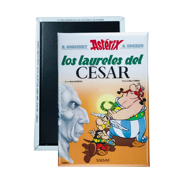 Magnet © 18 - Astérix - Les Lauriers de César - Couverture BD - Espagnol - A#58