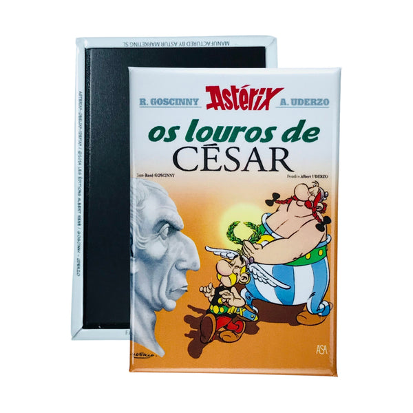 Magnet © 18 - Asterix - Caesars Lorbeeren - Comic-Cover - Portugiesisch - A#138