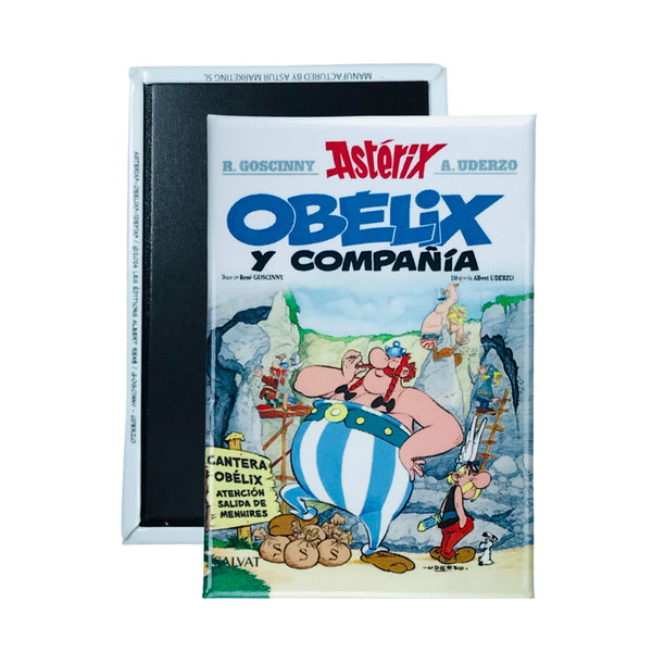 Magnet © 23 - Astérix - Obélix Et Compagnie - Couverture Bande Dessinée - Espagnol - A#63