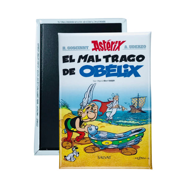 Magnet © 30 - Astérix - La mauvaise chose d'Obélix - Couverture de bande dessinée - Espagnol - A#70