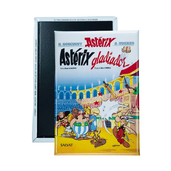 Magnet © 4 - Astérix Gladiateur - Couverture Bande Dessinée - Espagnol - A#44