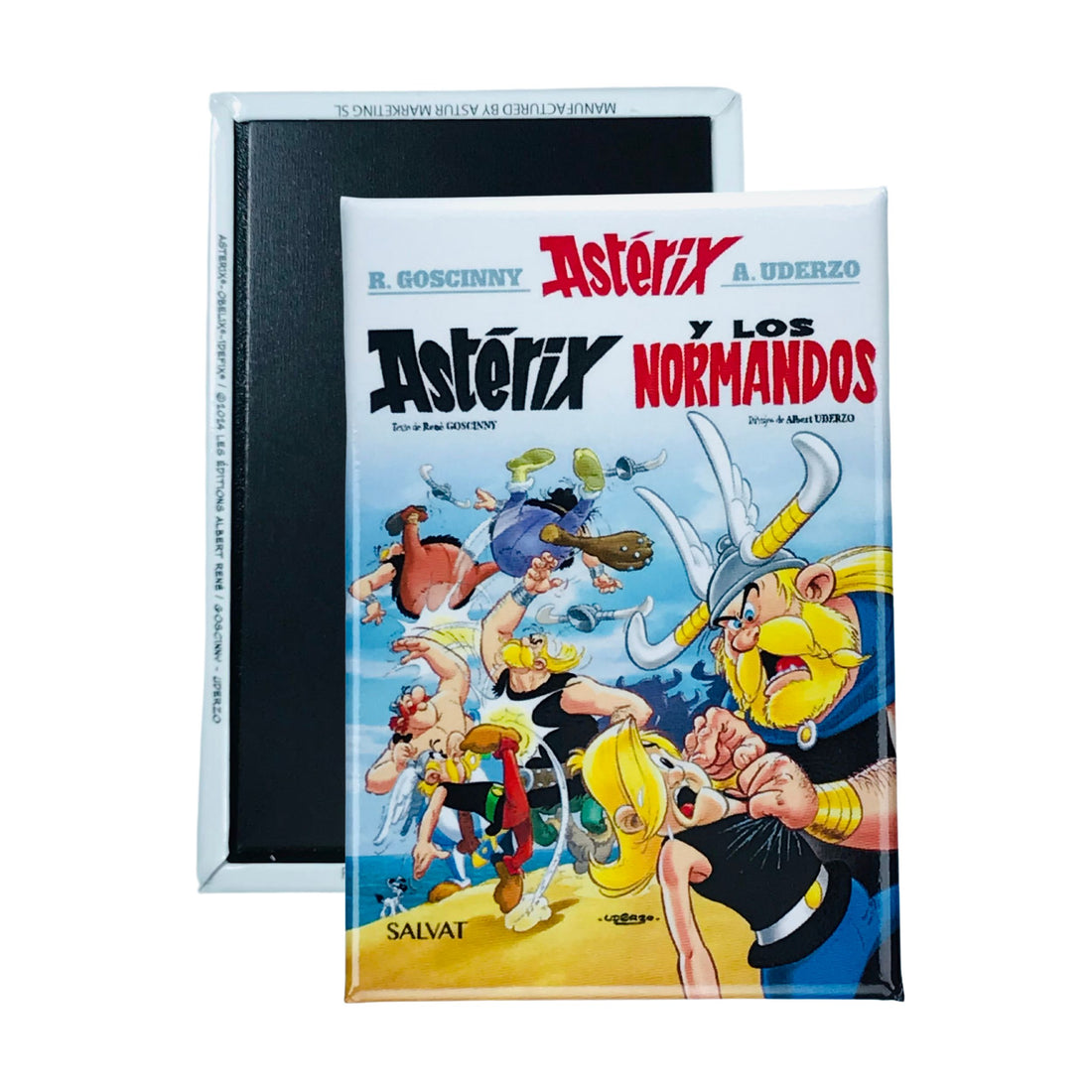 Imã © 9 - Astérix e os Normandos - Capa de Banda Desenhada - Espanhol - A#49