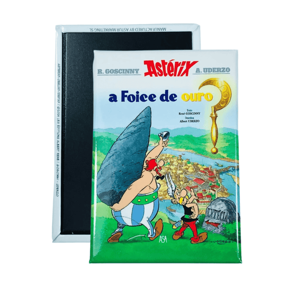 Magnet © 2 - Asterix - Die goldene Sense - Comic-Cover – Portugiesisch - A#122
