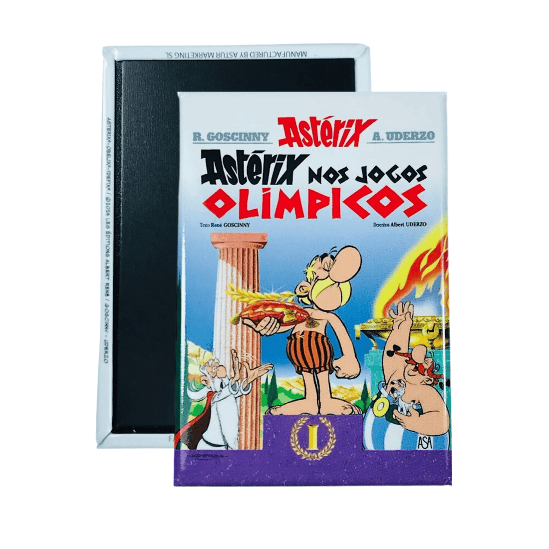 Magnet © 12 - Astérix Nos Jeux Olympiques - Couverture BD – Portugais - A#132