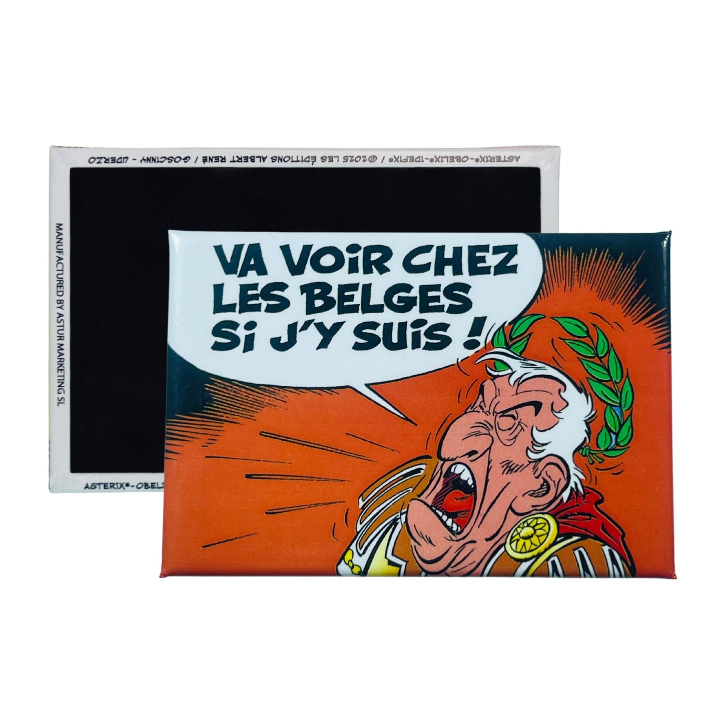 IMAN © Astérix - César enfadado Bélgica - Naranja - B#75