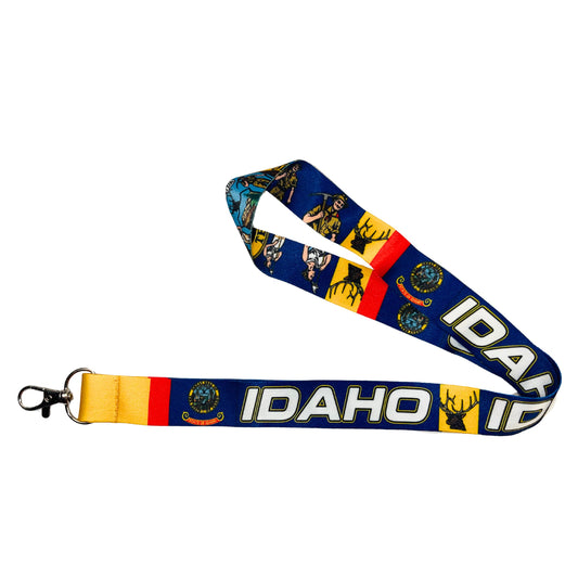 Lanyard Cinta Cuello Bandera Estado Idaho Usa L071