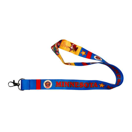 Lanyard Cinta Cuello Bandera Estado Minnesota Usa L077