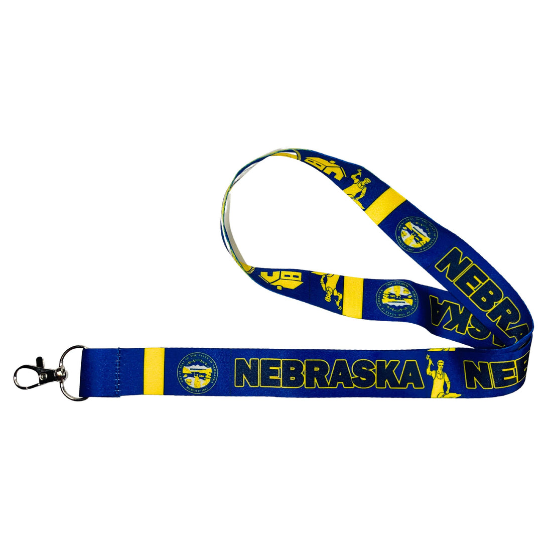 Lanyard - Neck Strap - Nebraska State Flag - USA - L081