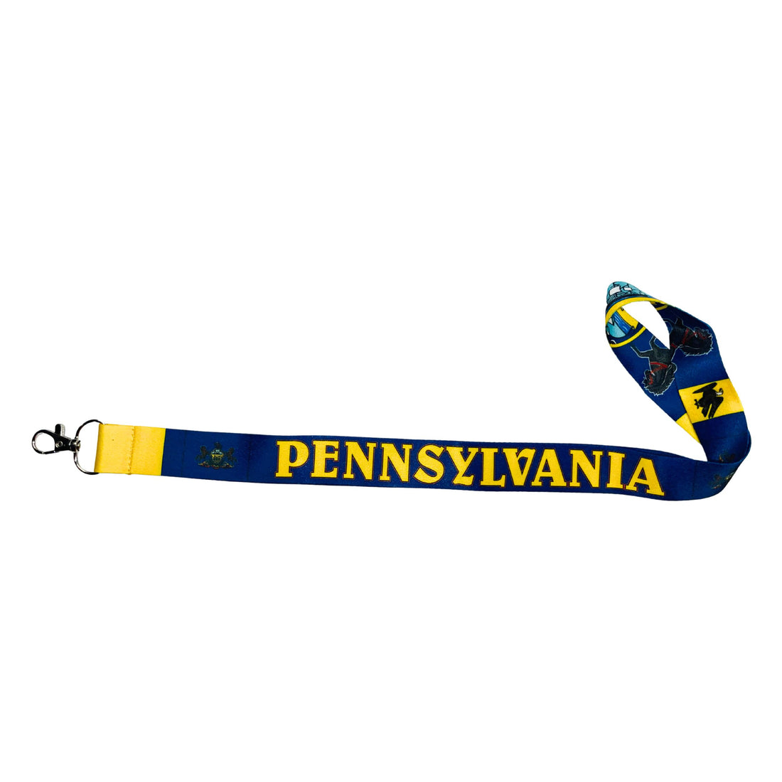 Lanyard - Ruban Tour de Cou - Drapeau d'État Pennsylvanie - USA - L092