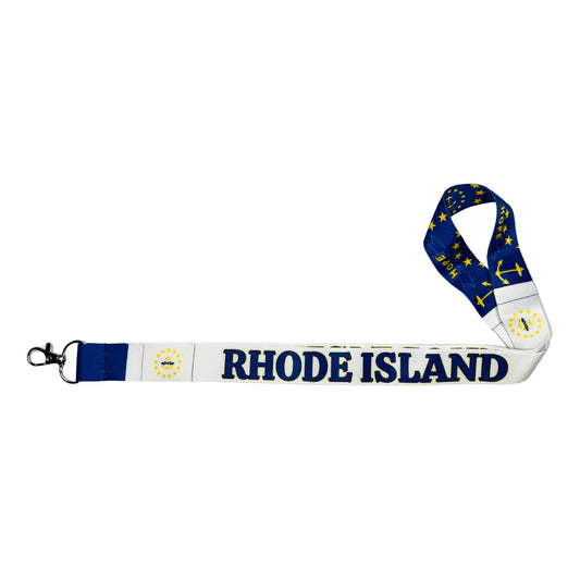Lanyard Cinta Cuello Bandera Estado Rhode Island Usa L093