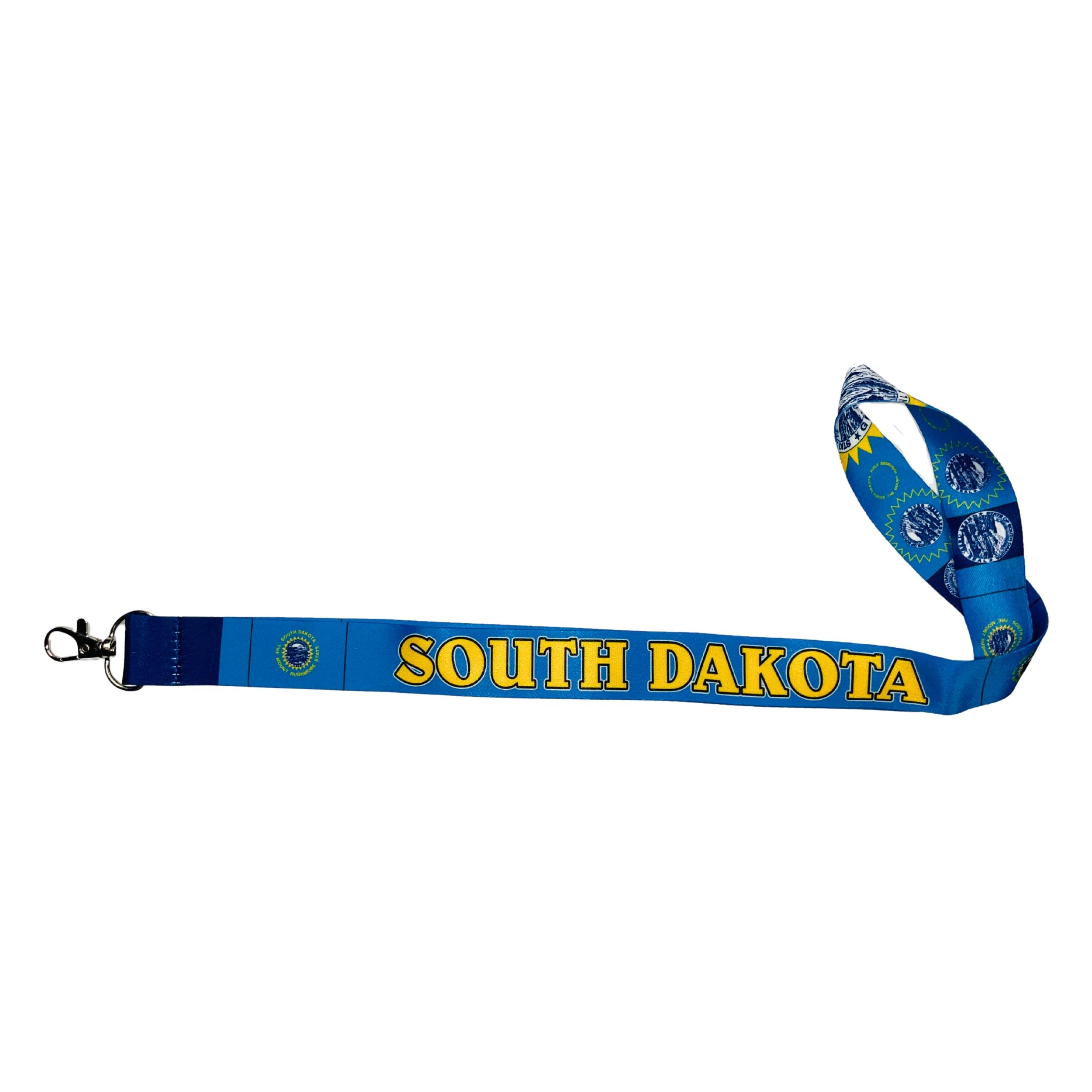 Lanyard Cinta Cuello Bandera Estado South Dakota Usa L095