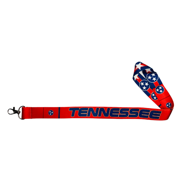 Lanyard - Neck Strap - Tennessee State Flag - USA - L097