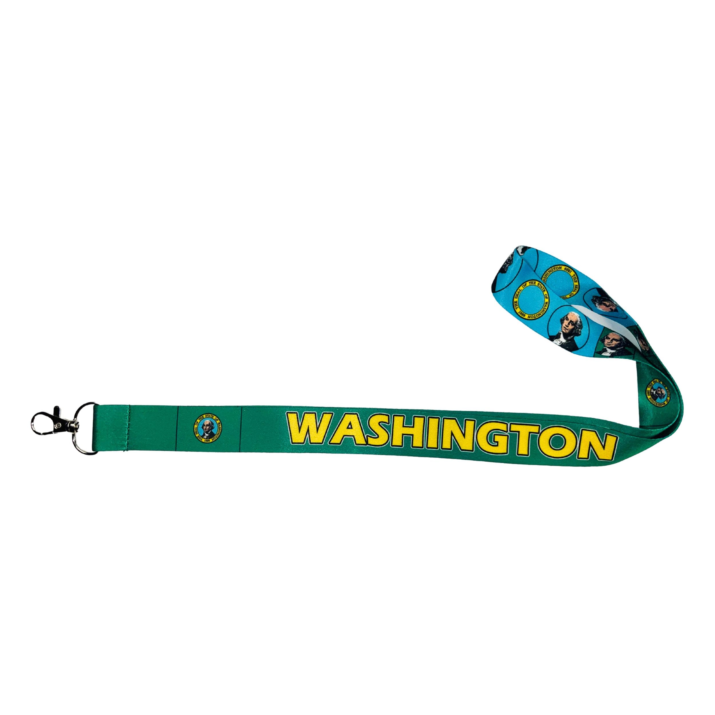 Lanyard Cinta Cuello Bandera Estado Washington Usa L101
