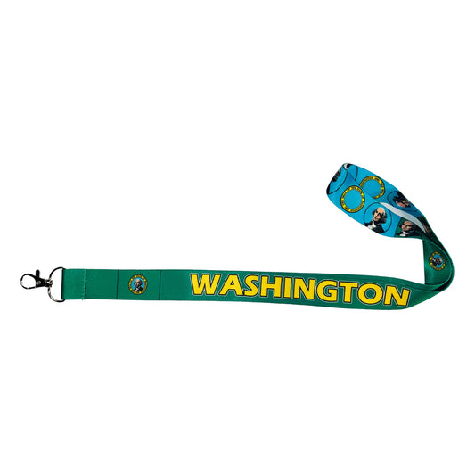 Lanyard Cinta Cuello Bandera Estado Washington Usa L101