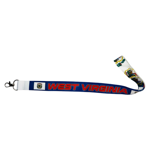 Lanyard - Neck Strap - West Virginia State Flag - USA - L102