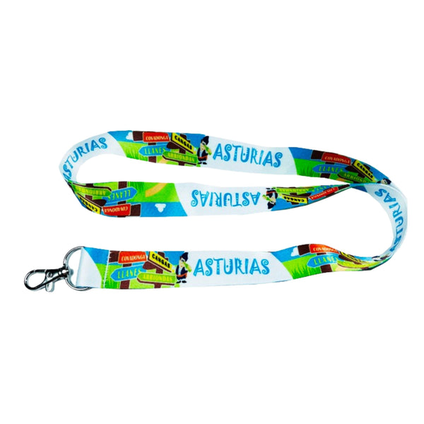 Lanyard – Neck Strap – Asturias Panels Llanes Covadonga Cangas – L029