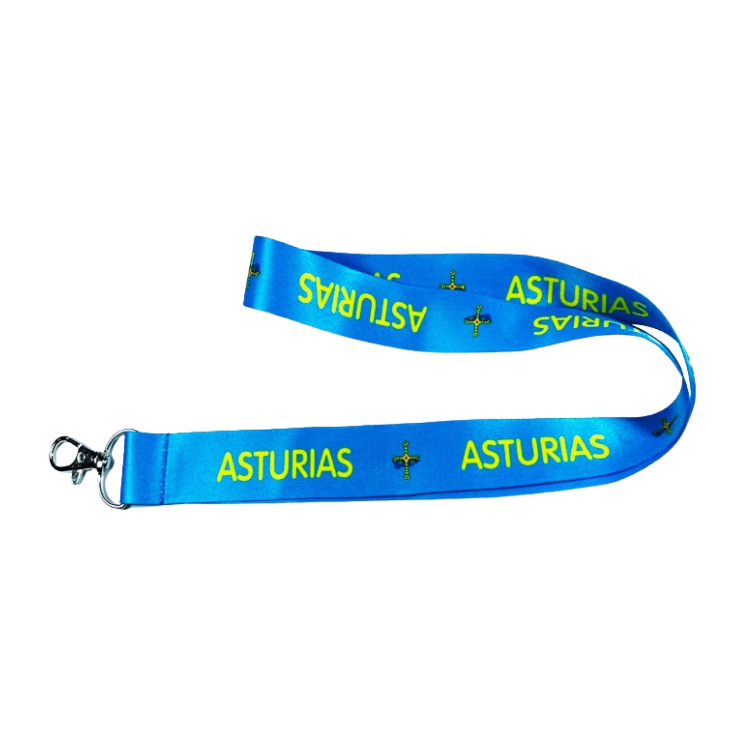 Lanyard – Cinta Cuello Bandera Asturias Cruz Victoria L048