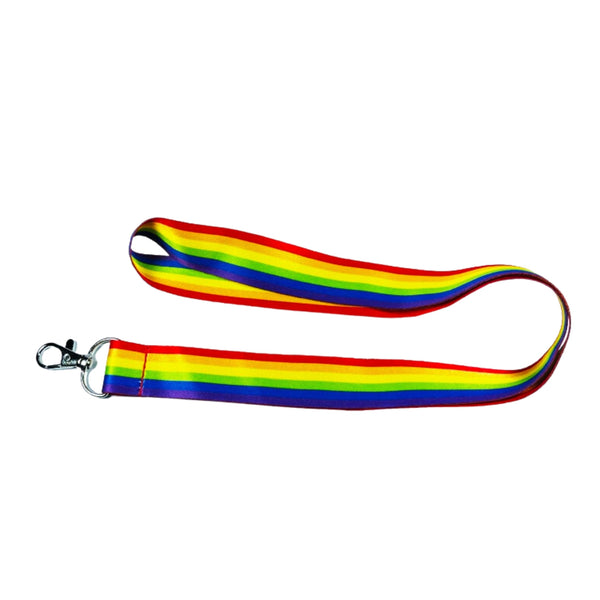 Lanyard – Ruban Tour de Cou - Drapeau LGBTQ+ L004