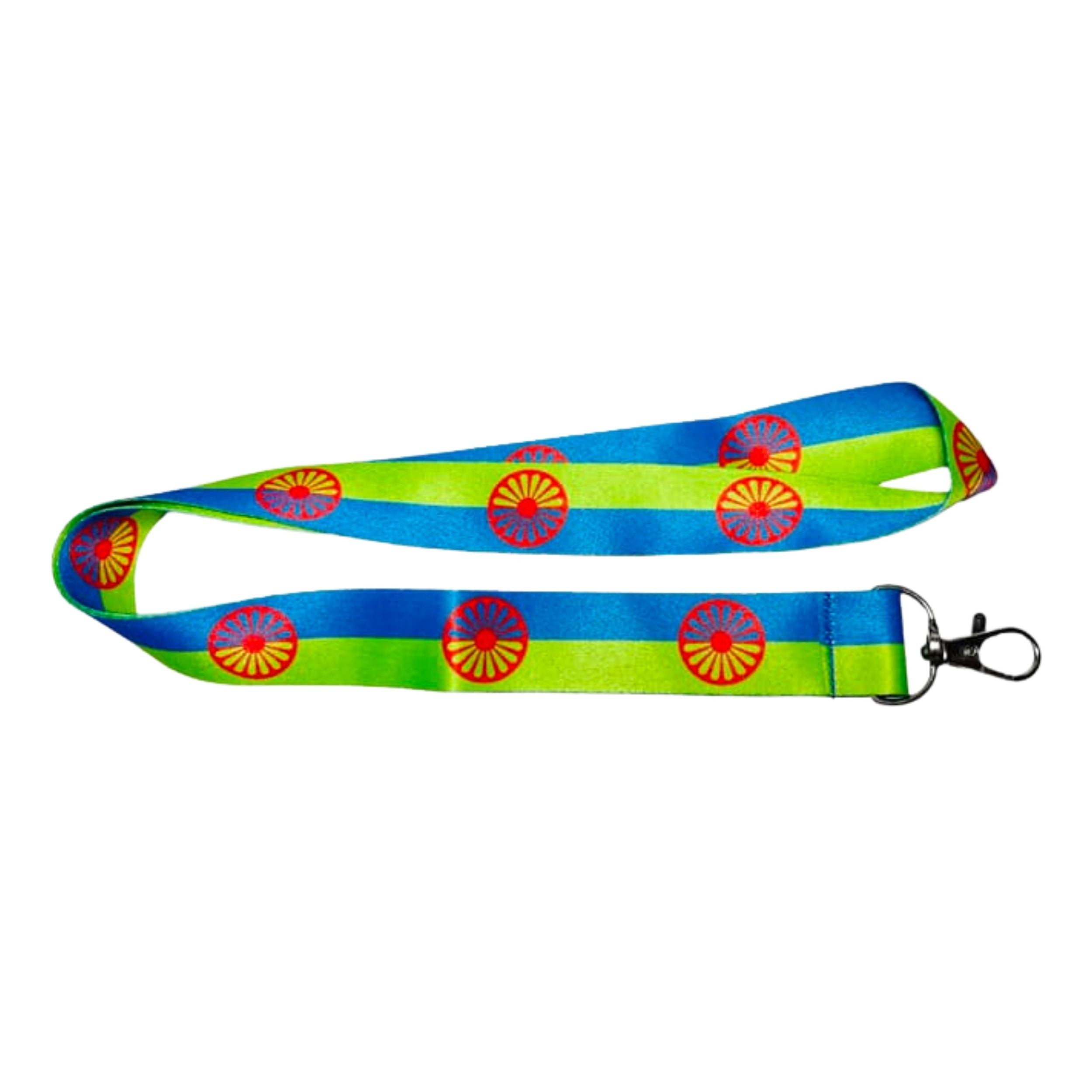 Lanyard – Cinta Cuello Bandera Pueblo Gitano L002