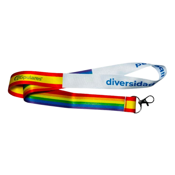 Lanyard – Neck Strap – Pp Ayuso Madrid Diversity or LGBT Freedom – L025