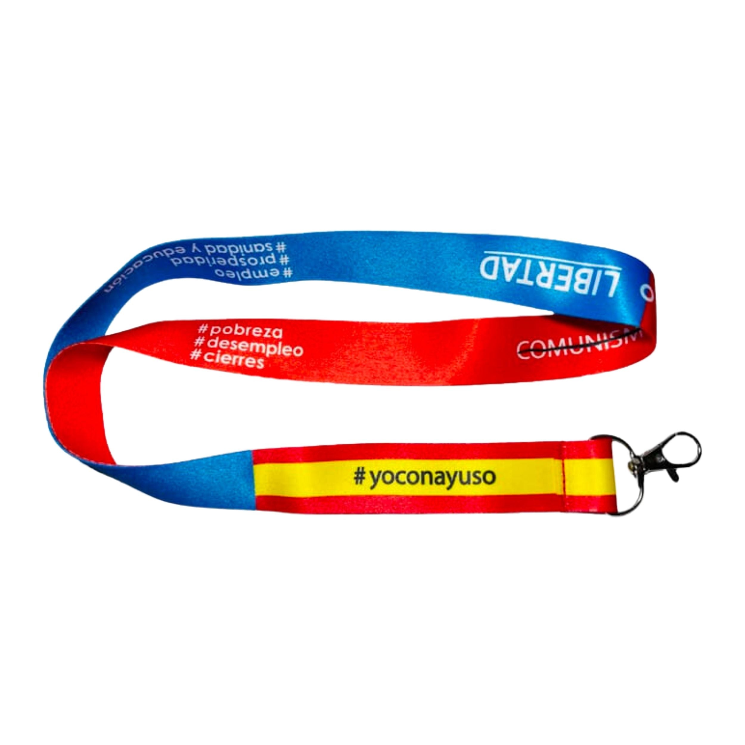 Lanyard – Cinta Cuello Pp Ayuso Madrid Libertad L020