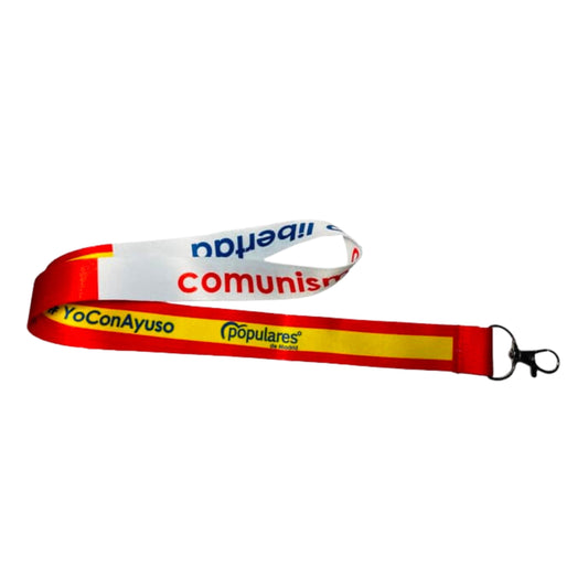 Lanyard – Cinta Cuello Pp Yo Con Ayuso Madrid Libertad L021