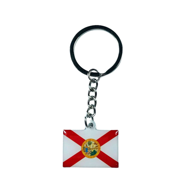 Llavero Metal - Bandera Estado Florida  - USA