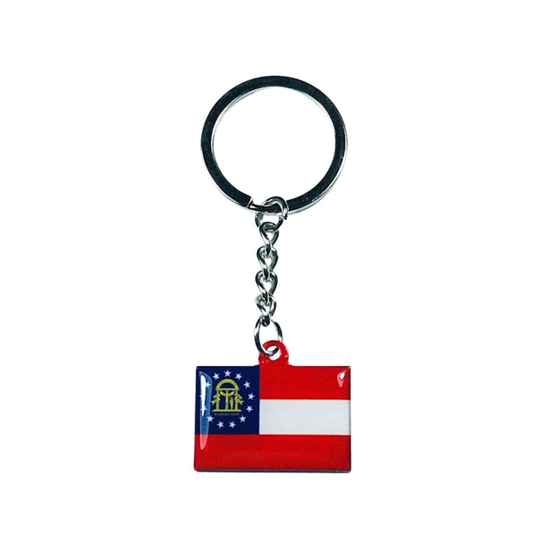 Llavero Metal - Bandera Estado Georgia - USA