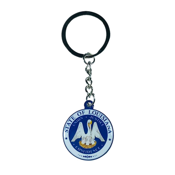 Llavero Metal - Escudo Estado Louisiana  - USA