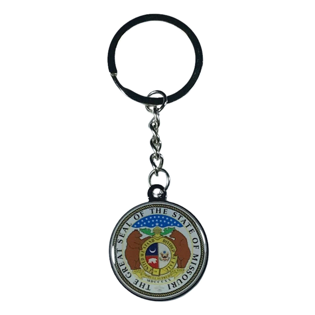 Porta-chaves em metal - Escudo do estado do Missouri - EUA