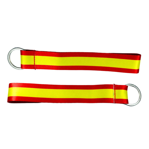 Fabric Keychain - Spanish Flag - K047