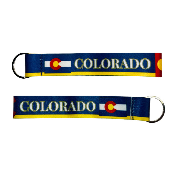 Porte-clés en tissu - Drapeau de l'État du Colorado - USA - K065