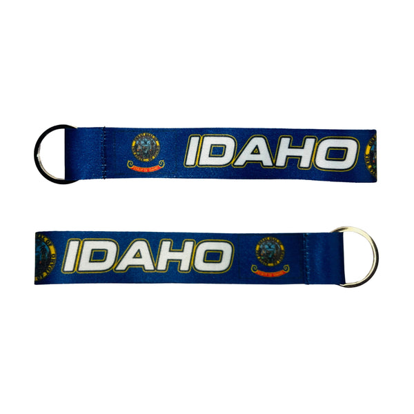 Porte-clés en tissu - Drapeau de l'État de l'Idaho - États-Unis - K071