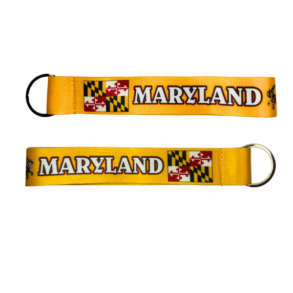 Fabric Keychain - Maryland State Flag - USA - K090