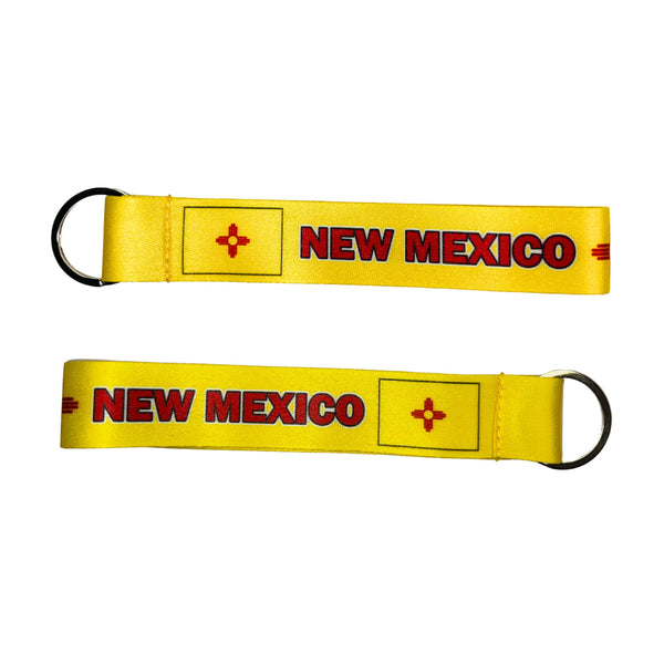 Fabric Keychain - New Mexico State Flag - USA - K086