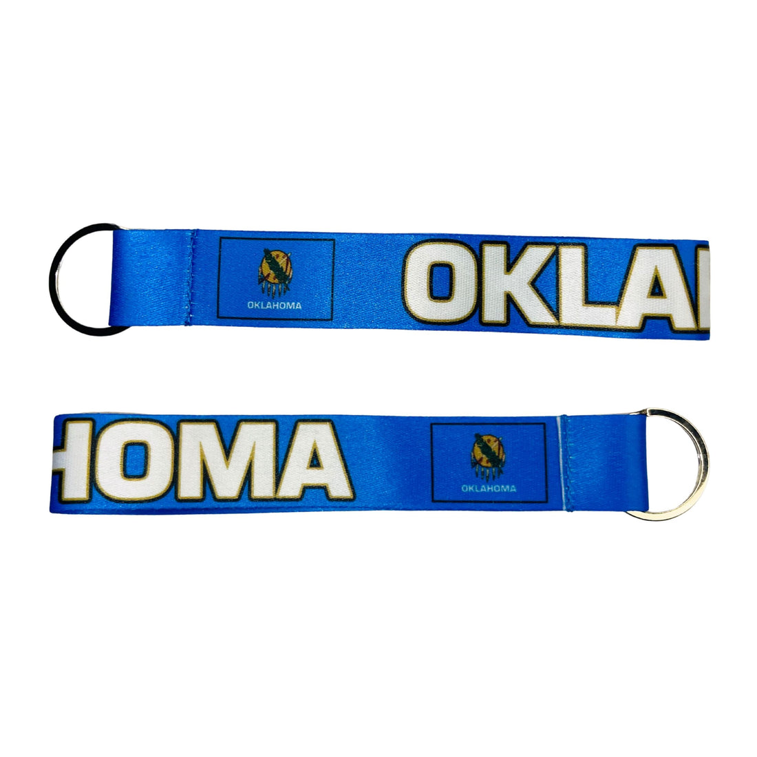 Porta-chaves de tecido - Bandeira do estado do Oklahoma - EUA - K108
