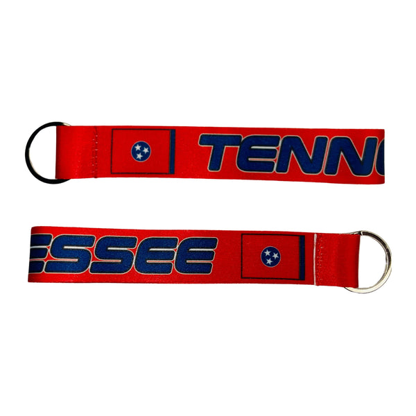 Fabric Keychain - Tennessee State Flag - USA - K097