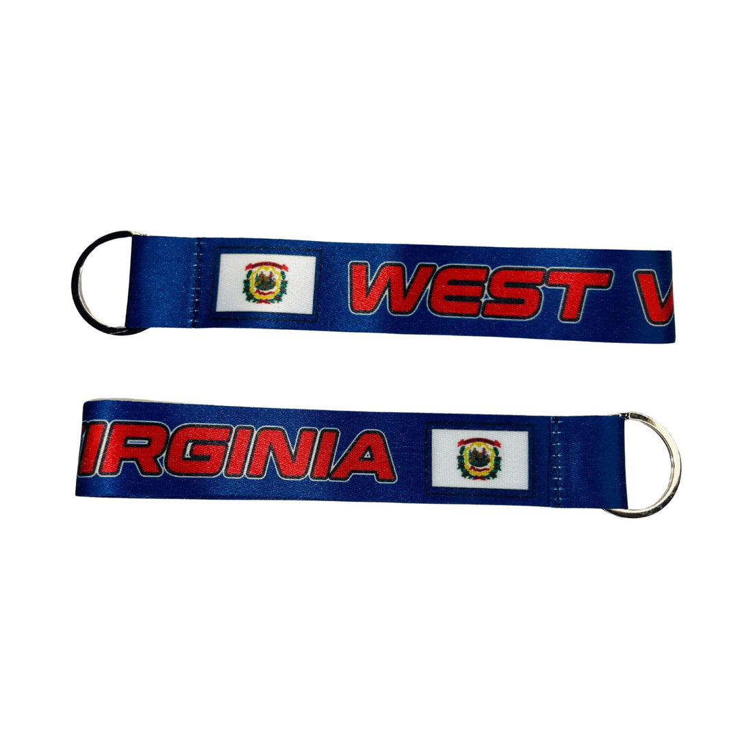 Porta-chaves de tecido - Bandeira do estado da Virgínia Ocidental - EUA - K102