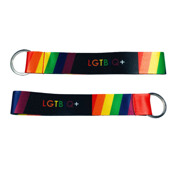 Fabric Keychain - Lgtbiq+ Flag - K034