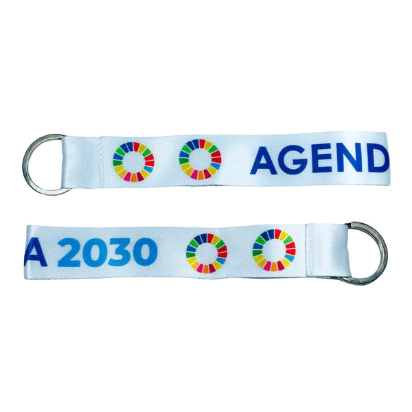 Fabric Keychain - SDGs Sustainable Development Agenda 2030 - K011