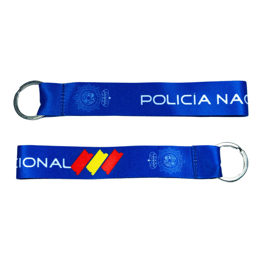 Llavero Tela Policia Nacional Espana K009