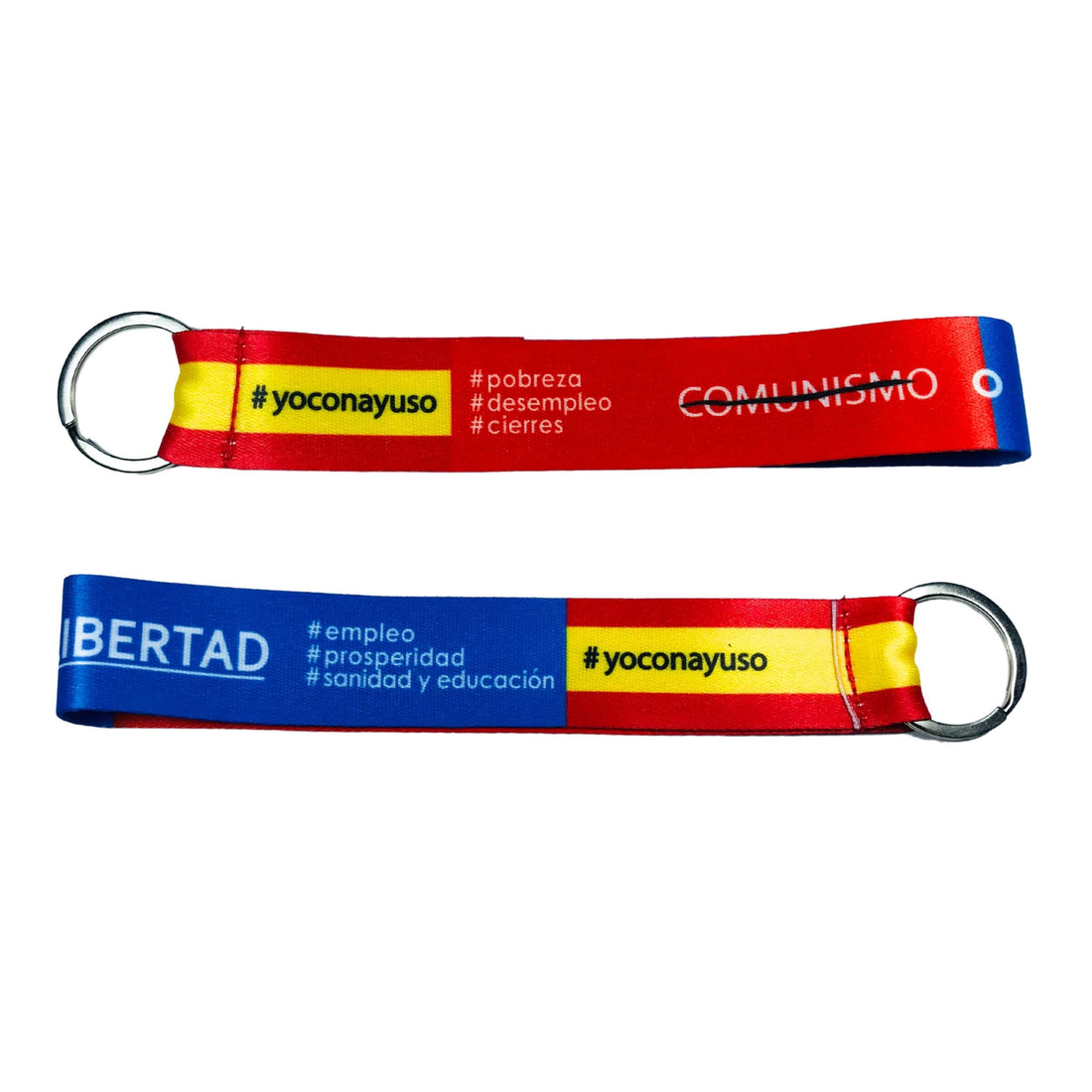Stoff-Schlüsselanhänger - Pp Ayuso Madrid Libertad - K020