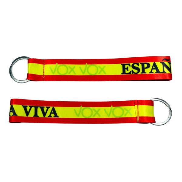 Fabric Keychain - Vox Spain Viva - K019